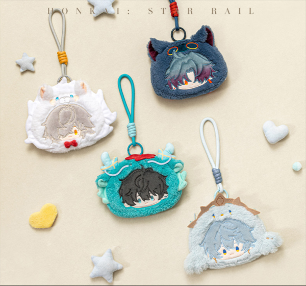 3 Honkai: Star Rail - Boys' Dormitory Chibi Series Plush Coin Purse