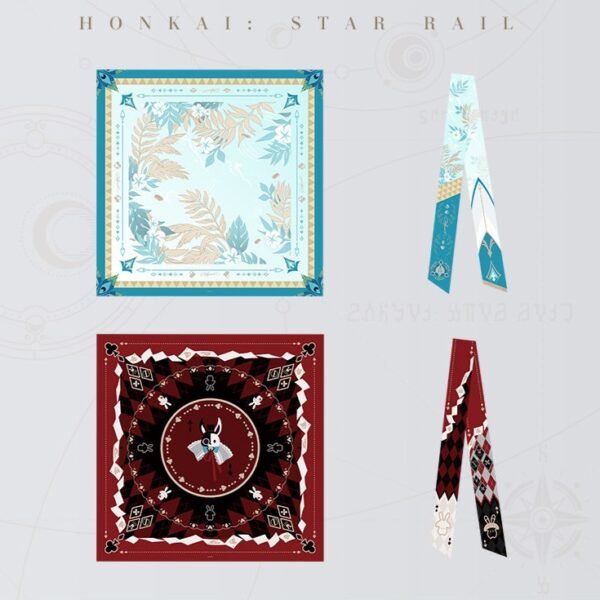 主图_2 Honkai: Star Rail Character Impression Series Silk Scarf (Sparkle / Aventurine Edition)