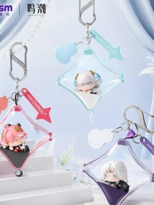 Funism Wuthering Waves Mini Figure Clear Pouch Keychain - Solaris Chronicle Series