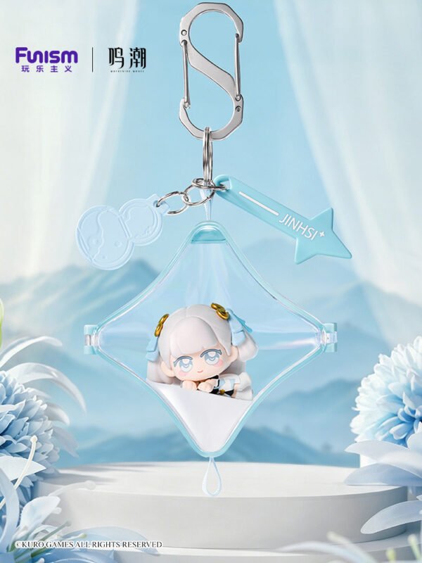 Funism Wuthering Waves Mini Figure Clear Pouch Keychain - Solaris Chronicle Series