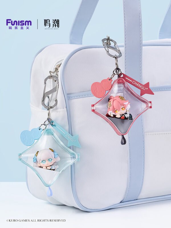 Funism Wuthering Waves Mini Figure Clear Pouch Keychain - Solaris Chronicle Series